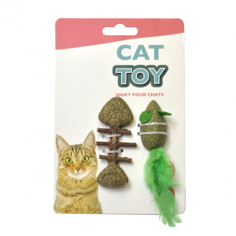 set of 2 catnip toys