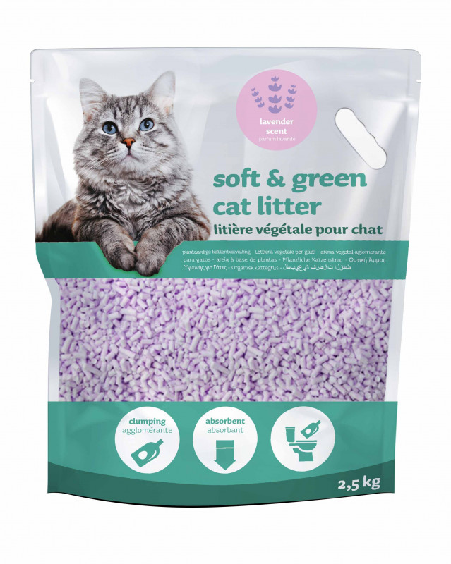Cat litter lavender scent 2.5 kg