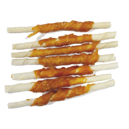 20 white twisted sticks with chicken 5