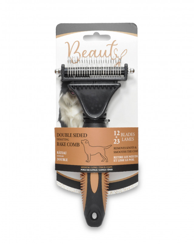 double sided dematting comb