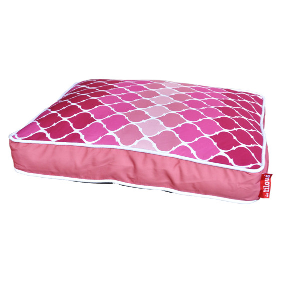 HAMPTONS pink rectangular pillow L size