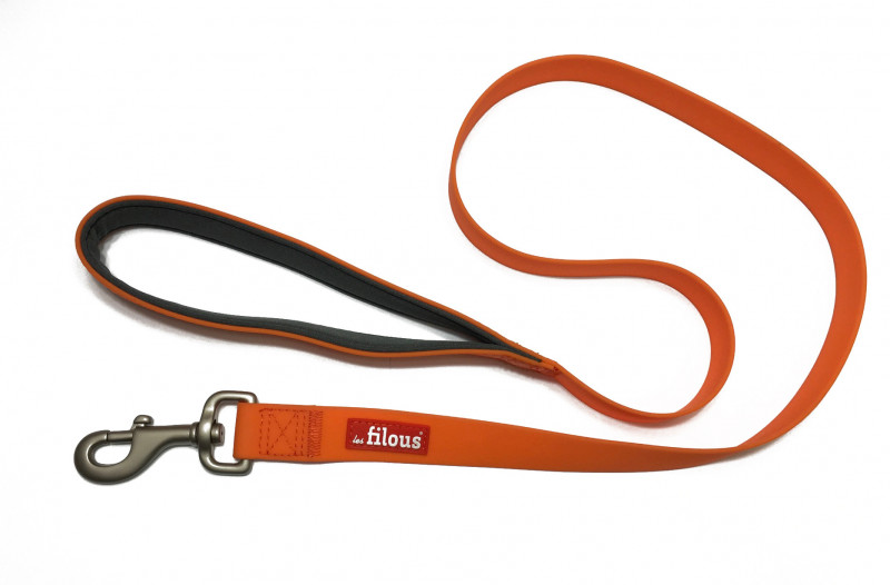 Silicone dog leash M-L size