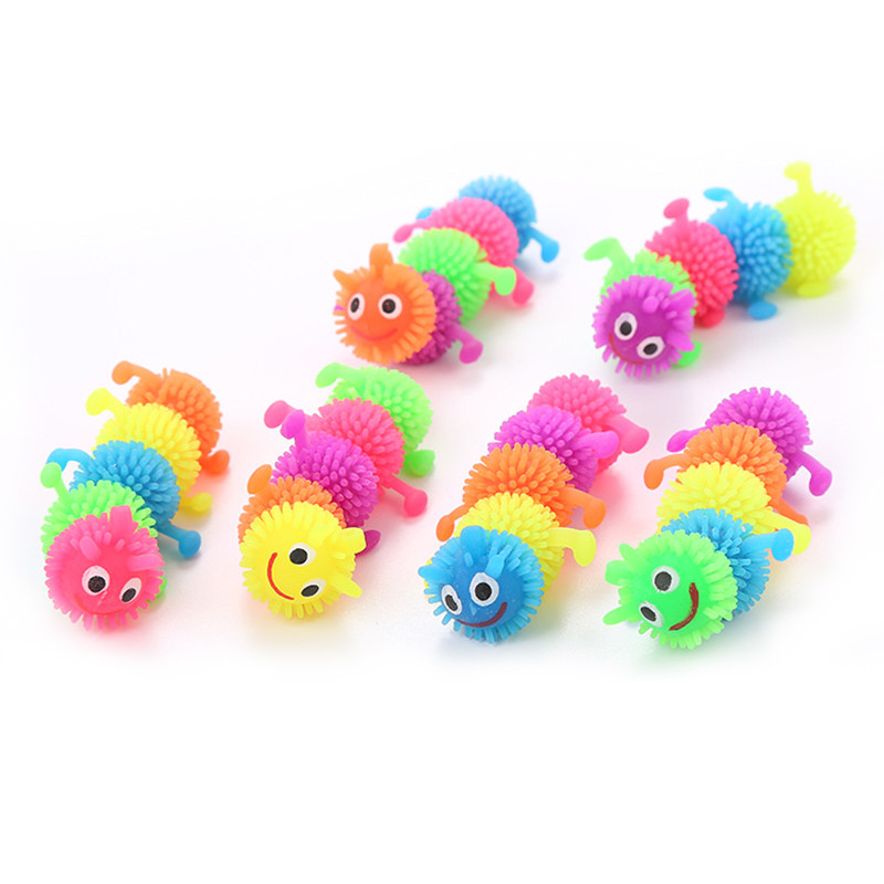 set of 2 rainbow caterpillars