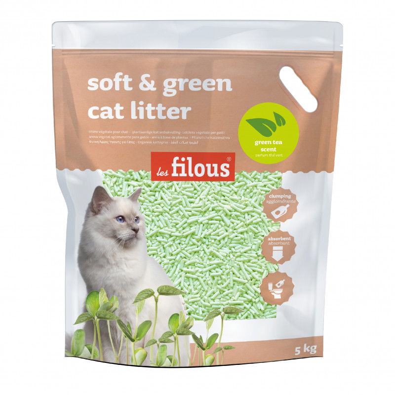 Cat litter green tea scent 5 kg